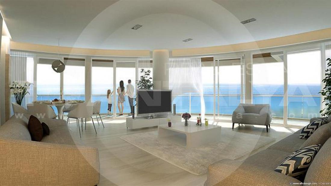 Apartments for sale in Turkey Antalya/(Oriza Park/reception room complex) 