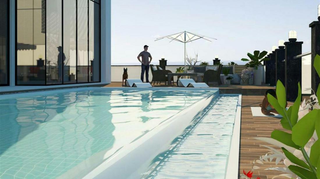 Summer pool /real estate in Antalya