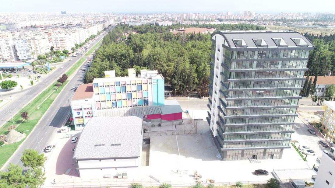 For investment. Commercial building for sale in downtown Antalya