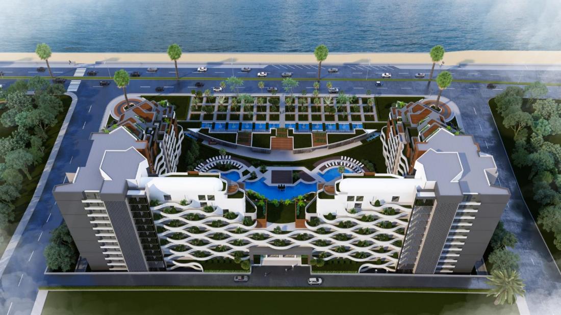 Apartments for sale in Antalya with direct sea view - Sanis Blue