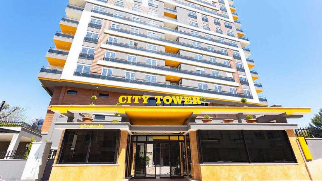 Apartments for sale in Antalya in City Tower complex