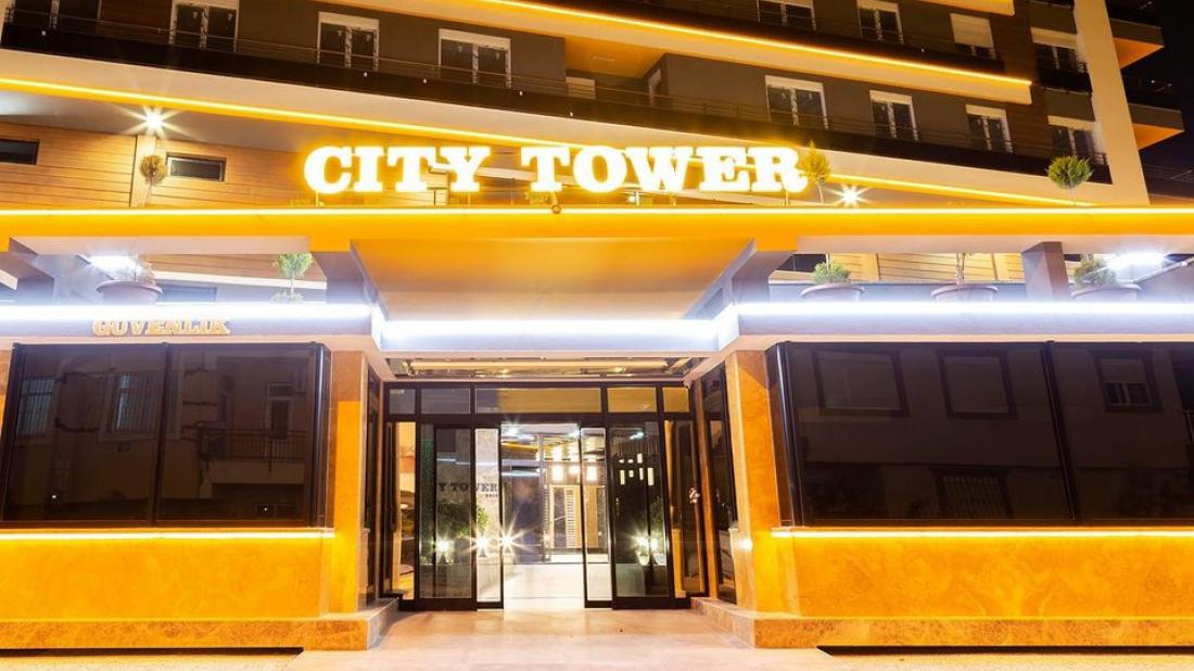 Apartments for sale in Antalya in City Tower complex 