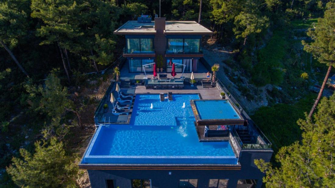 Very luxury villa for sale in Antalya-Kash