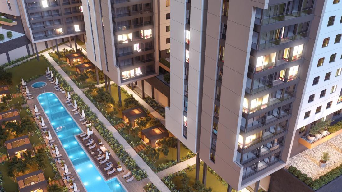 Installment apartments for sale in TERRA VIEW complex in Antalya