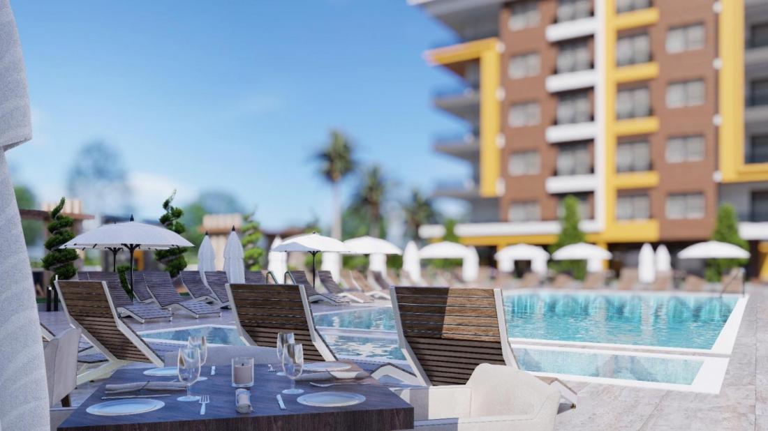 OXOPIA RESIDENCE kompleksi içinde deniz kenarında satılık lüks daireler