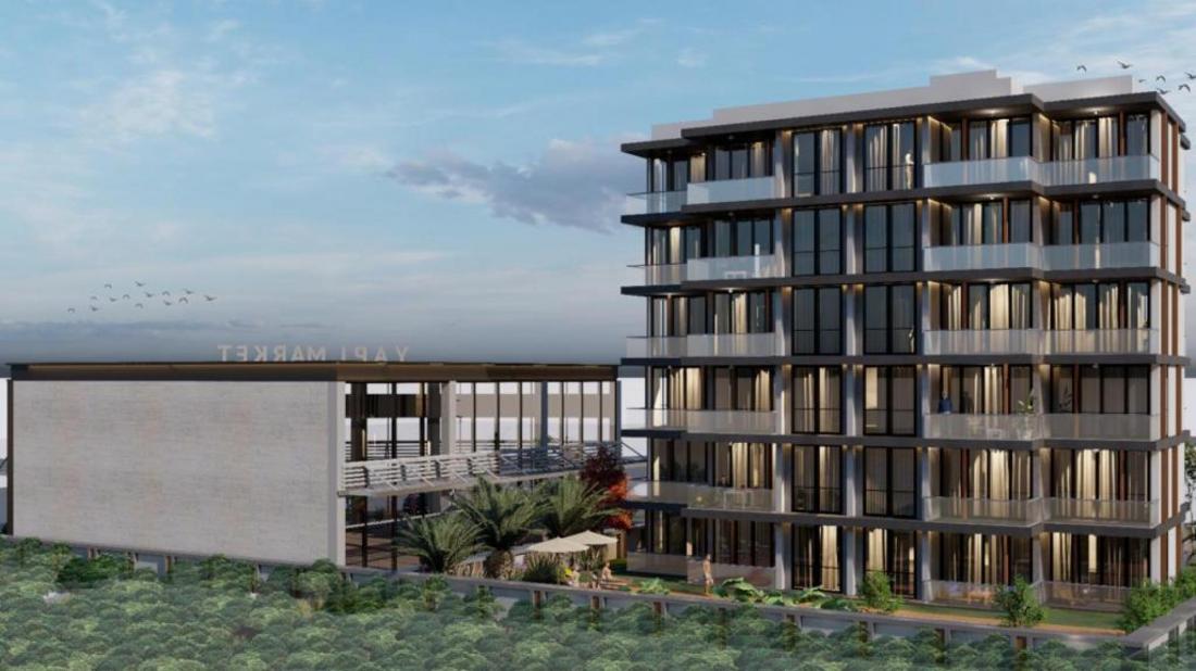 Demir Port Lara Residence kompleksi içinde Antalya'da satılık daireler