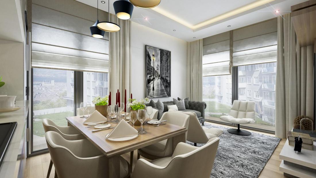 Apartments for sale in Antalya within the complex (RUZGAR LUXURY