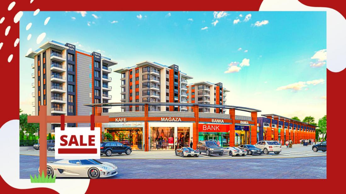Antalya'da site içinde satılık daireler (RUZGAR LÜKS
