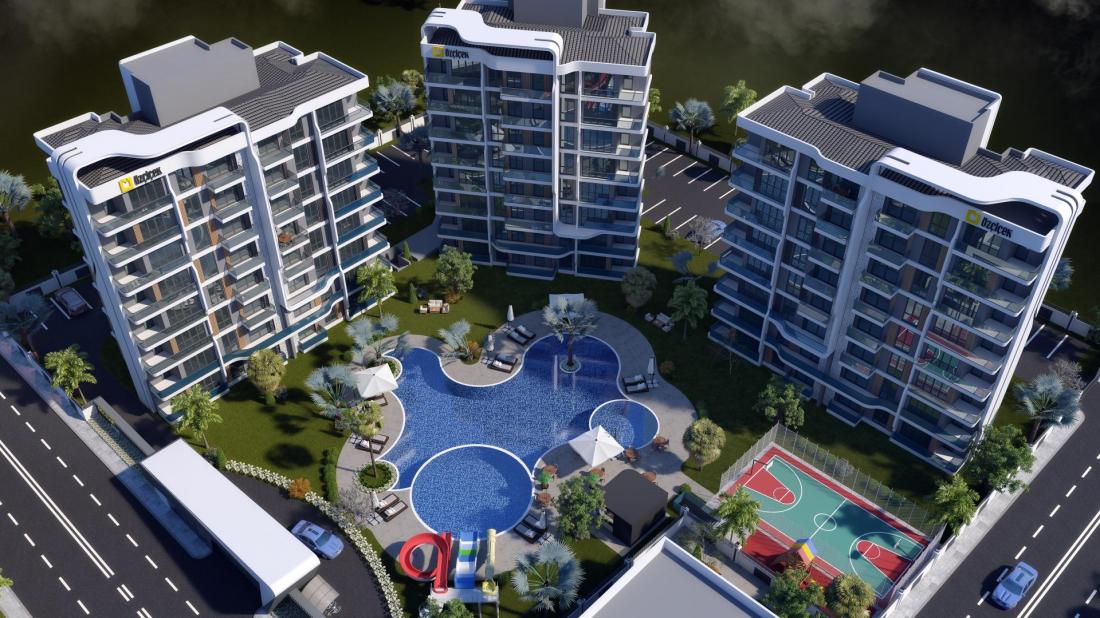 3 years installments within the Altintas area in Antalya within the Viamar Lily complex