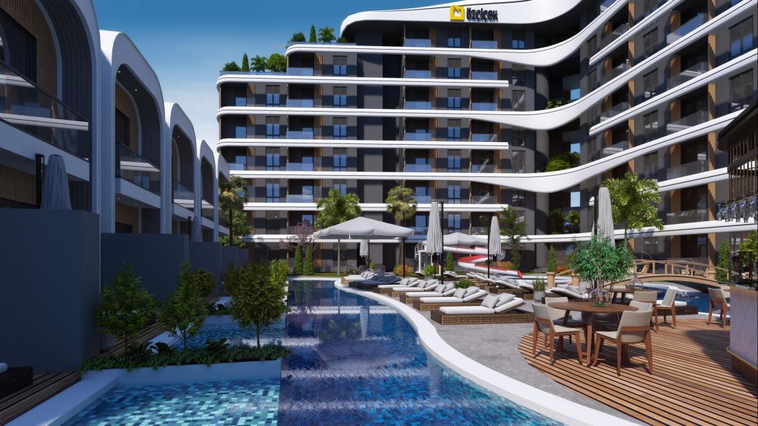 Apartments for sale in Antalya within Viamar Aster complex