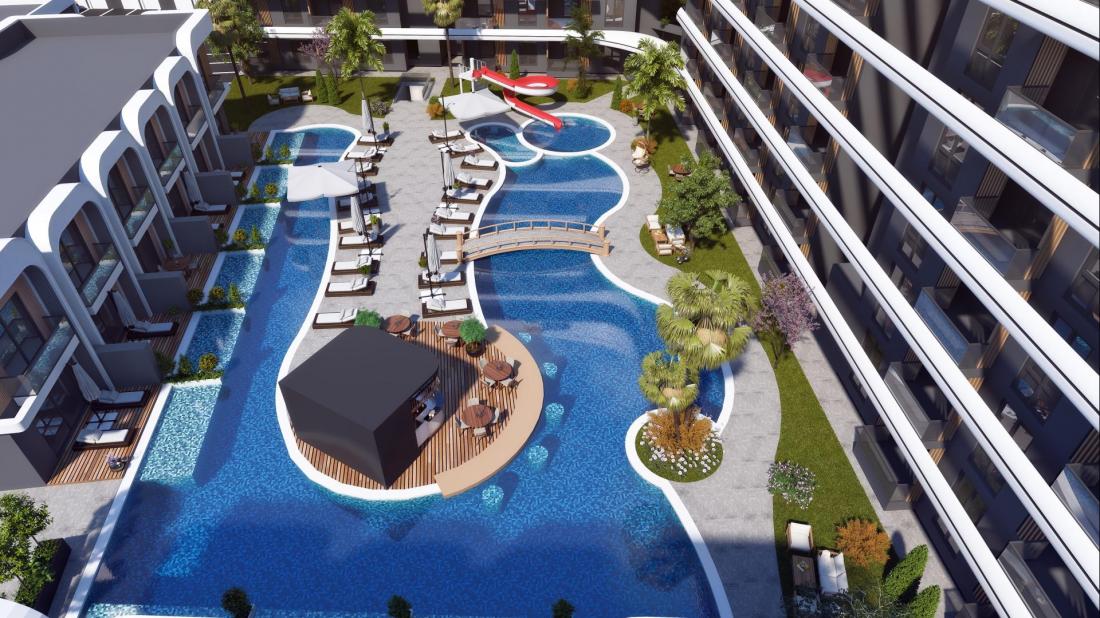 Apartments and villas for sale in Antalya within the complex (Viamar Aster)