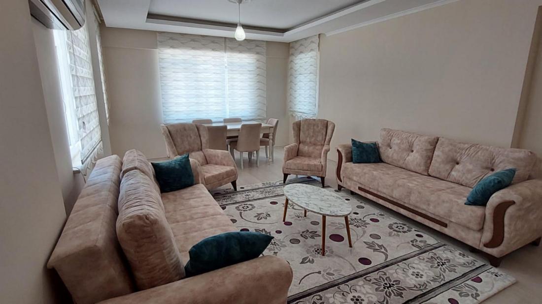 Three-bedroom furnished apartment for sale in Liman Konyaalti