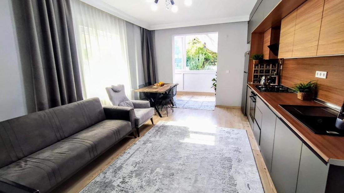 Ground floor three-bedroom apartment for sale in Antalya Hurma