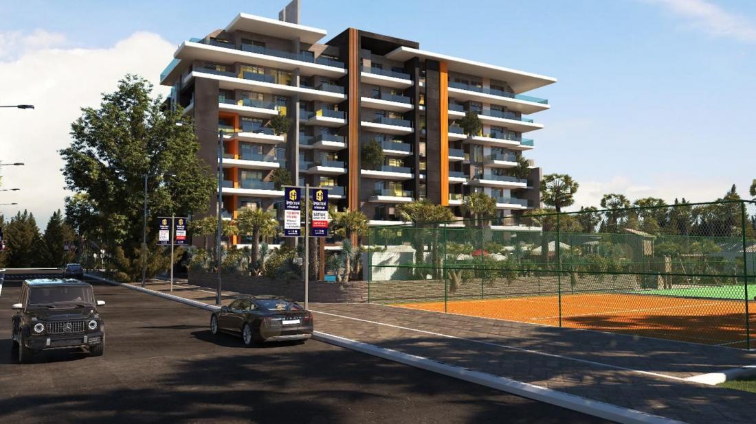 Apartments for sale in installments in Antalya within the complex (MYRA TAŞ))