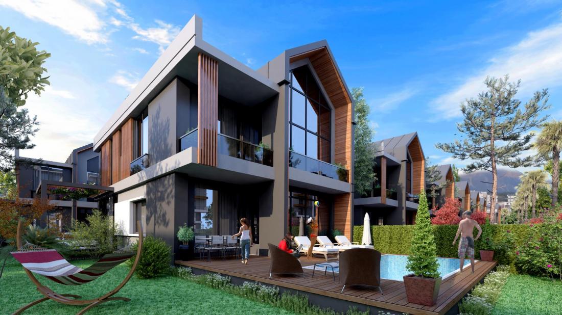 Villas for sale in the Sky Garden Antalya project