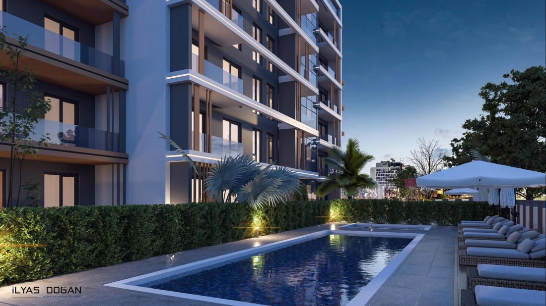 Antalya'da site içinde satılık daireler (RUZGAR LUXURY 3)