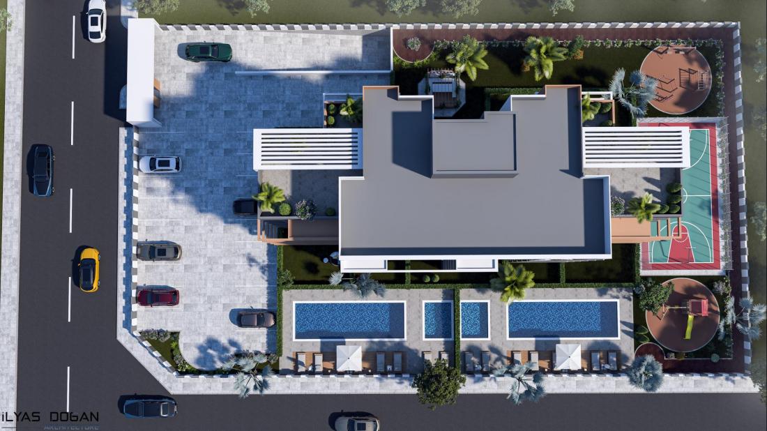 Antalya'da site içinde satılık daireler (RUZGAR LUXURY 3)