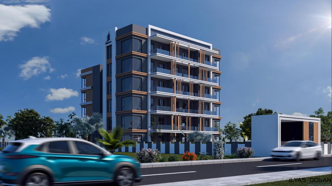 Antalya'da site içinde satılık daireler (RUZGAR LUXURY 4)