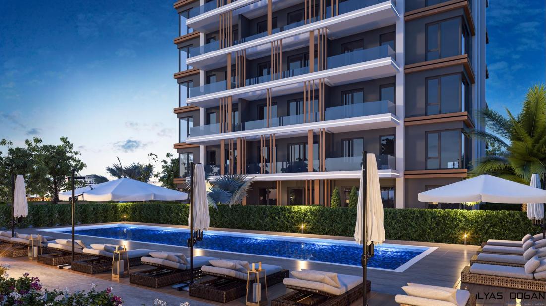 Antalya'da site içinde satılık daireler (RUZGAR LUXURY 4)