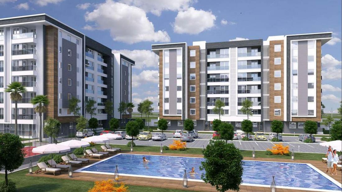 Apartments for sale in installments in Antalya within the Shirazi Life project
