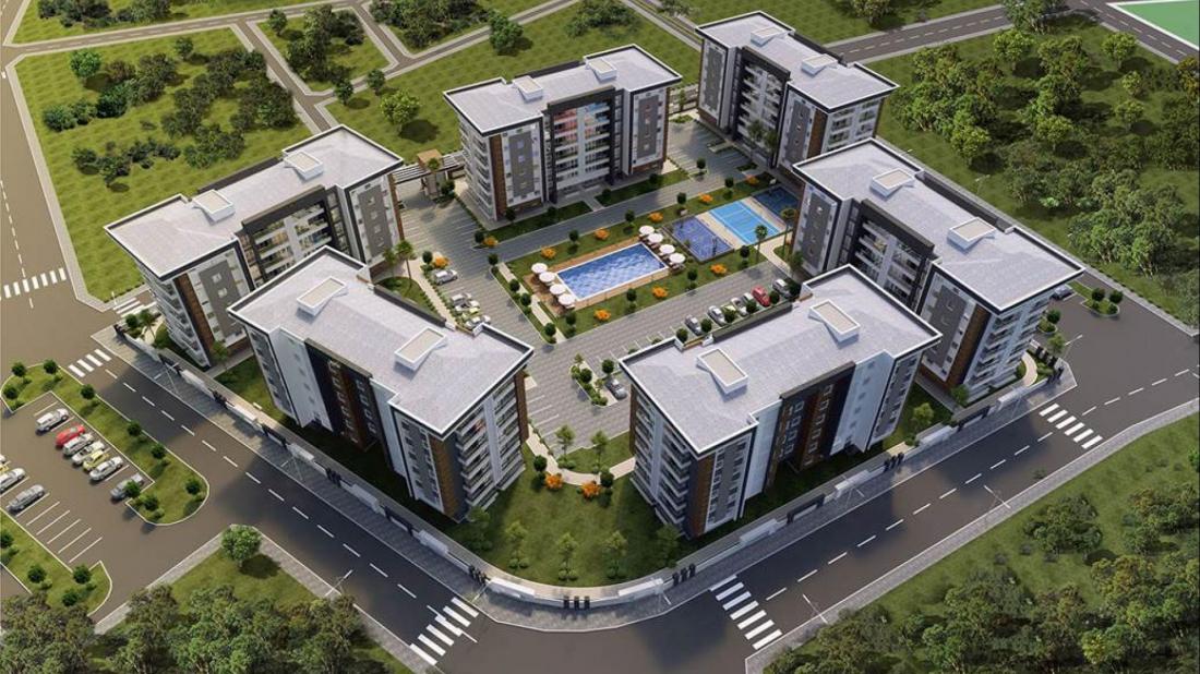 Apartments for sale in installments in Antalya within the Shirazi Life project
