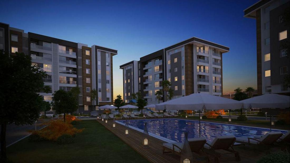 Apartments for sale in installments in Antalya within the Shirazi Life project
