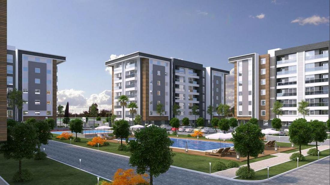 Apartments for sale in installments in Antalya within the Shirazi Life project
