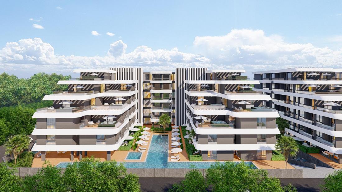 Apartments for sale by installments in the city of Antalya within the project THE LOVE COLLECTION
