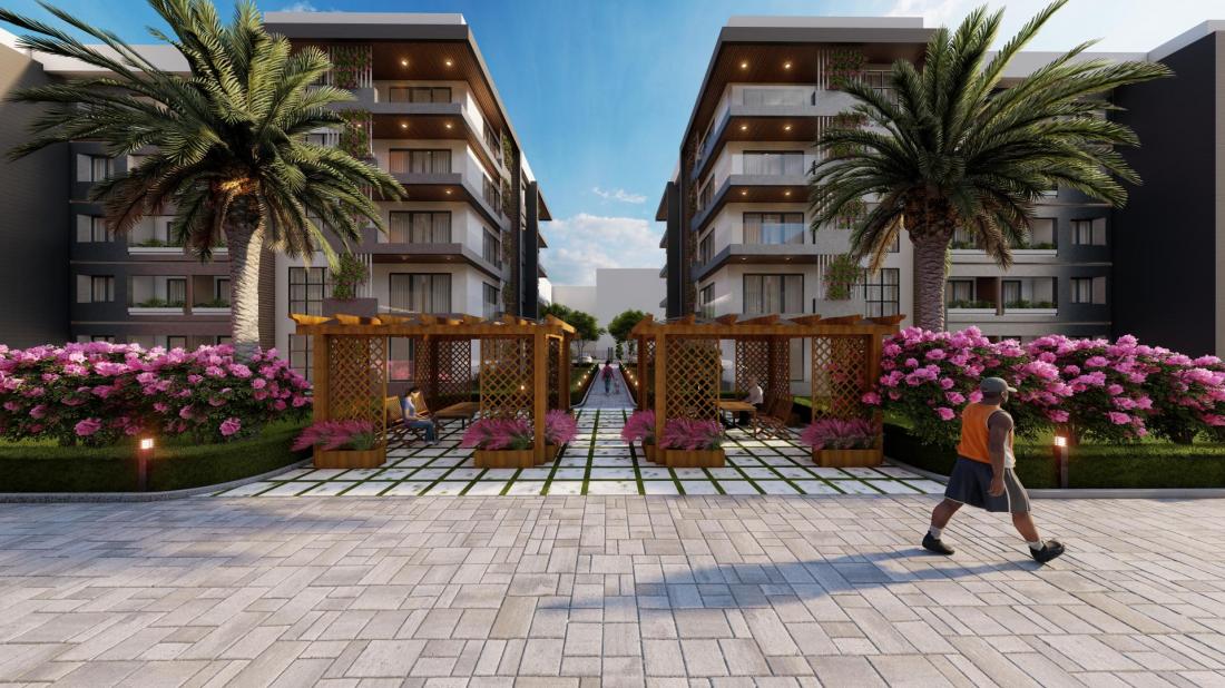 ANTALYA'DA GREEN PARK KOMPLEKSI IÇINDE TAKSITLI SATILIK DAIRELER