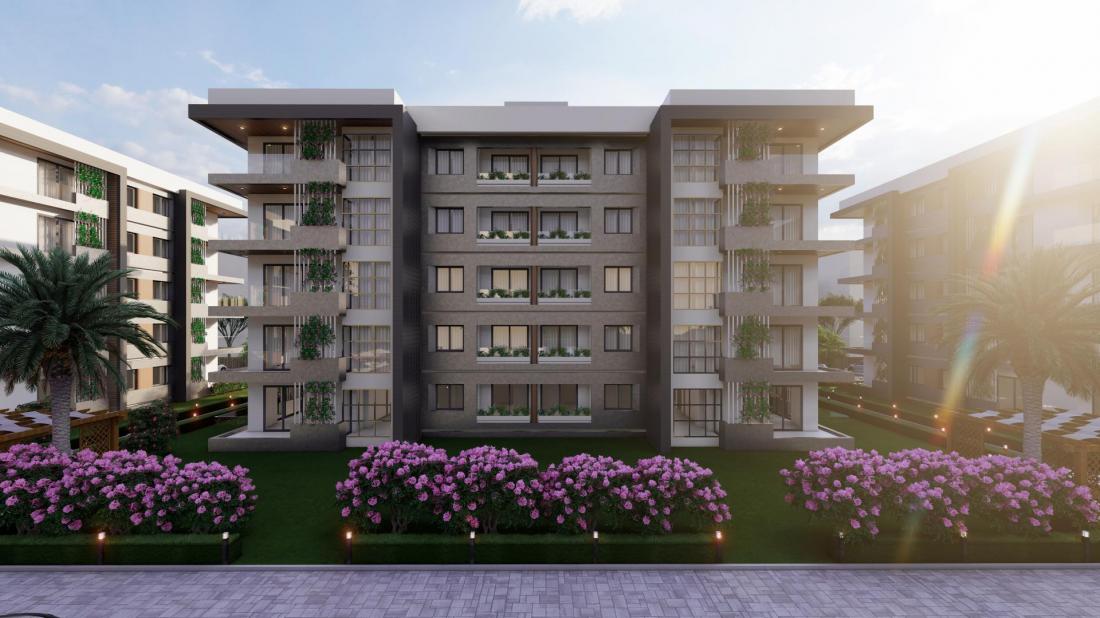 APARTMENTS FOR SALE IN ANTALYA IN INSTALLMENTS WITHIN THE GREEN PARK COMPLEX