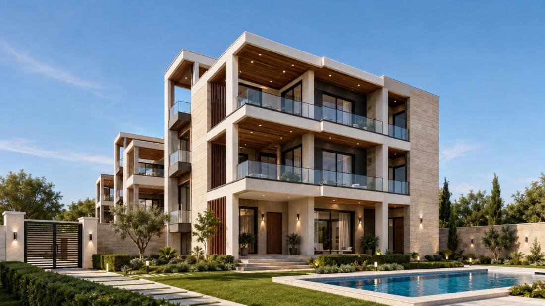 Villa visualization after finishing