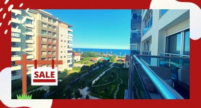 Apartment with great sea views for sale in Konyaalti Antalya