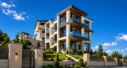 Kaplama sonrası villa görselleştirmesi