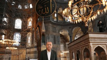 Büyük açılıştan sonra. Cumhurbaşkanı Erdoğan'dan "Aya Sofya" hakkında yeni karar