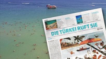  German newspaper: Turkey is a paradise for tourism so they visited it