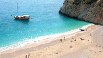 Antalya Türkiye'nin Lycee sahilini tanıyın