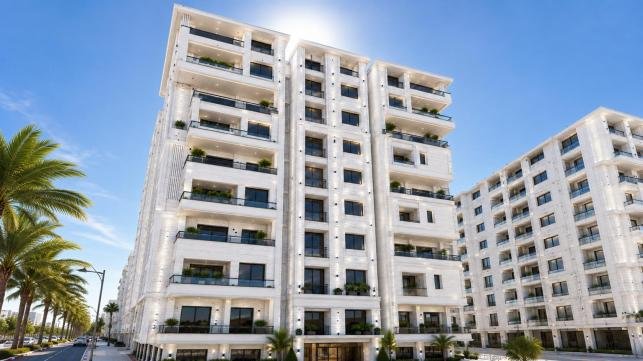 Architectural rendering after finishing