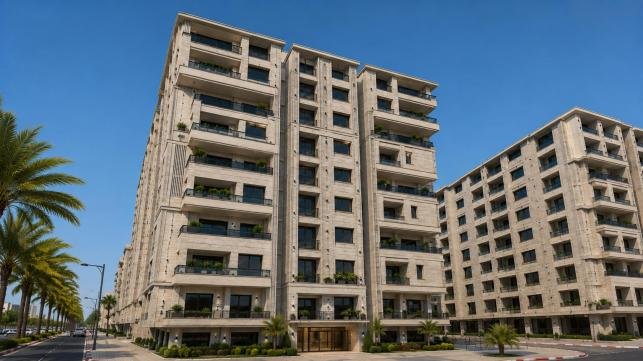Architectural rendering after finishing